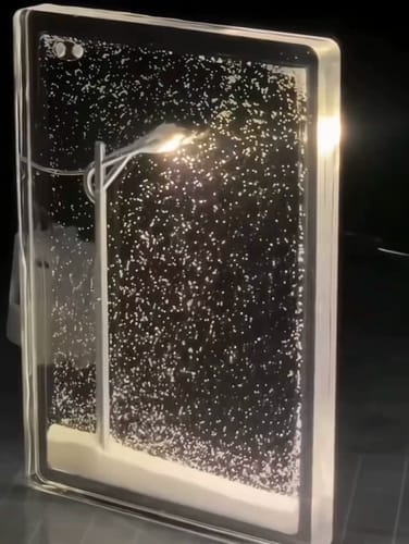 Customer photo review of GlowFall™- SnowFall Lamp