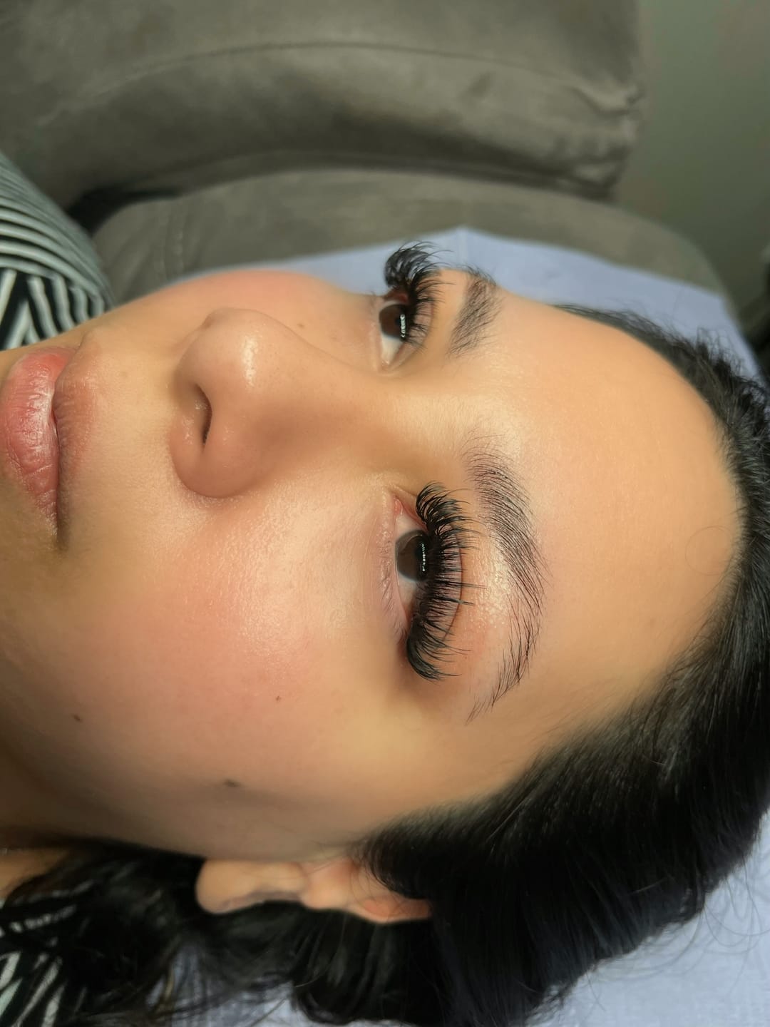 Customer photo review of Premium Eyelash Extensions 0.03mm