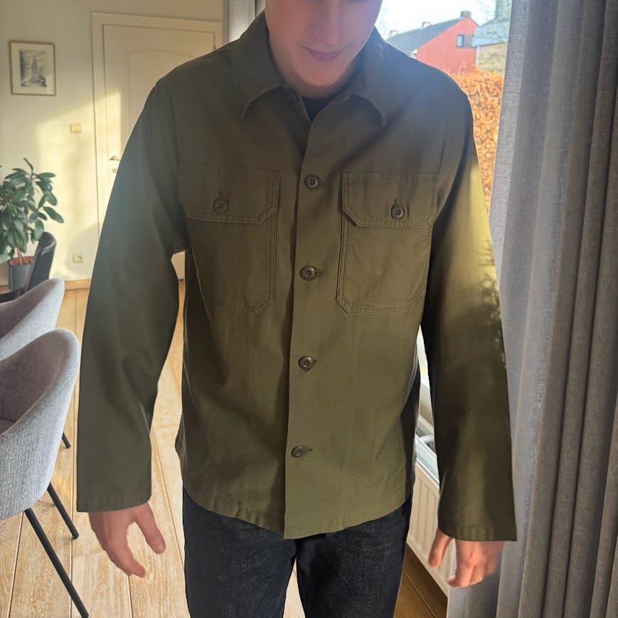 Customer photo review of 1963 US Army OG-107 Fatigue Utility Shirt