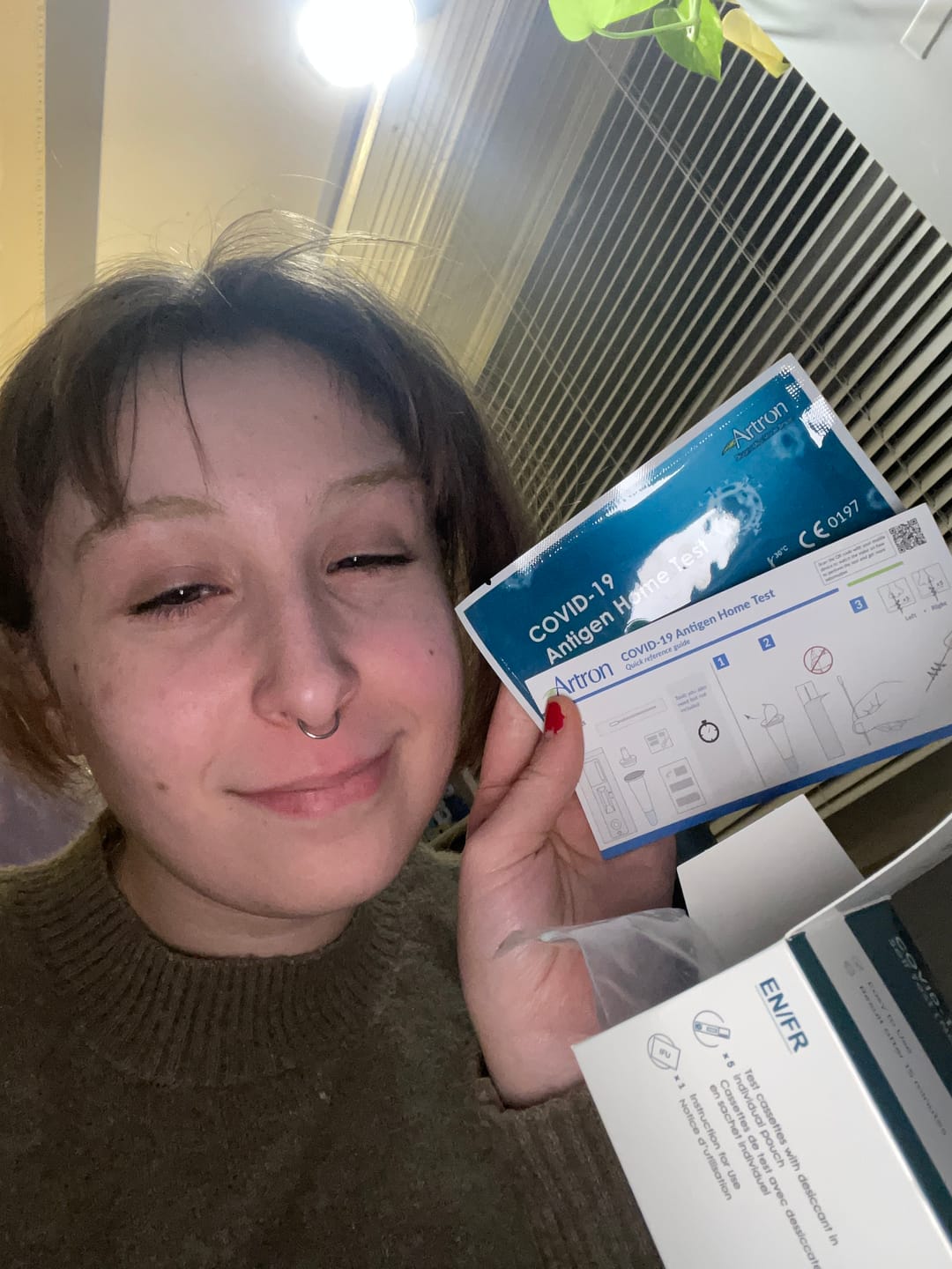 Customer photo review of Artron Rapid COVID-19 Antigen Test Made in Canada (Expiry: SEPT 2025)