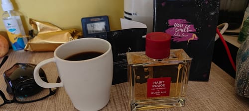 Customer photo review of Guerlain Habit Rouge Eau De Parfum For Unisex