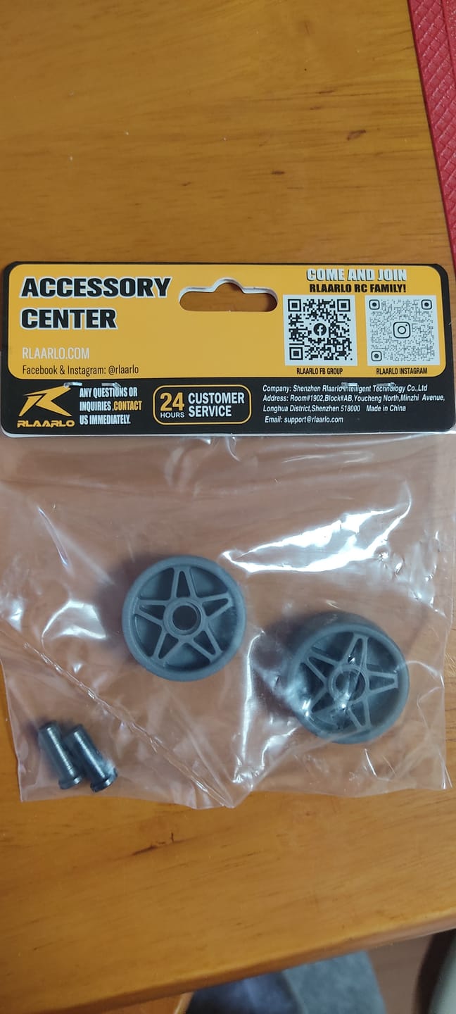 Customer photo review of Wheel for Wheelie Bar For RZ001