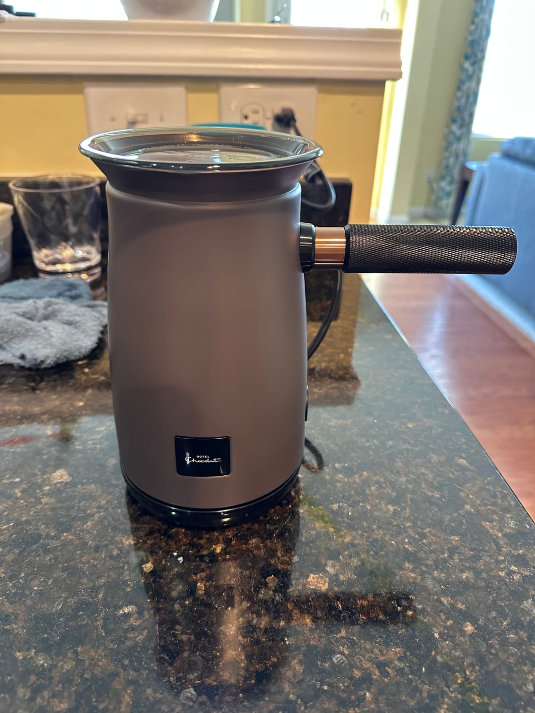 Customer photo review of Classic 70% Hot Chocolate Flakes