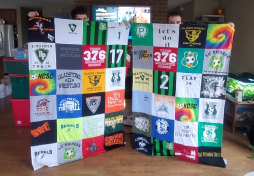 Customer photo review of T Shirt Quilt by Project Repat