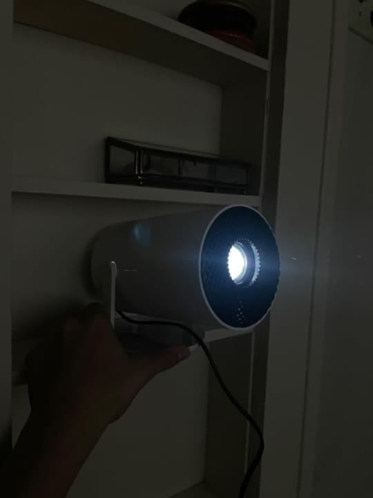 Customer photo review of 4Home™ Portable Smart Projector 4k with built-in Apps