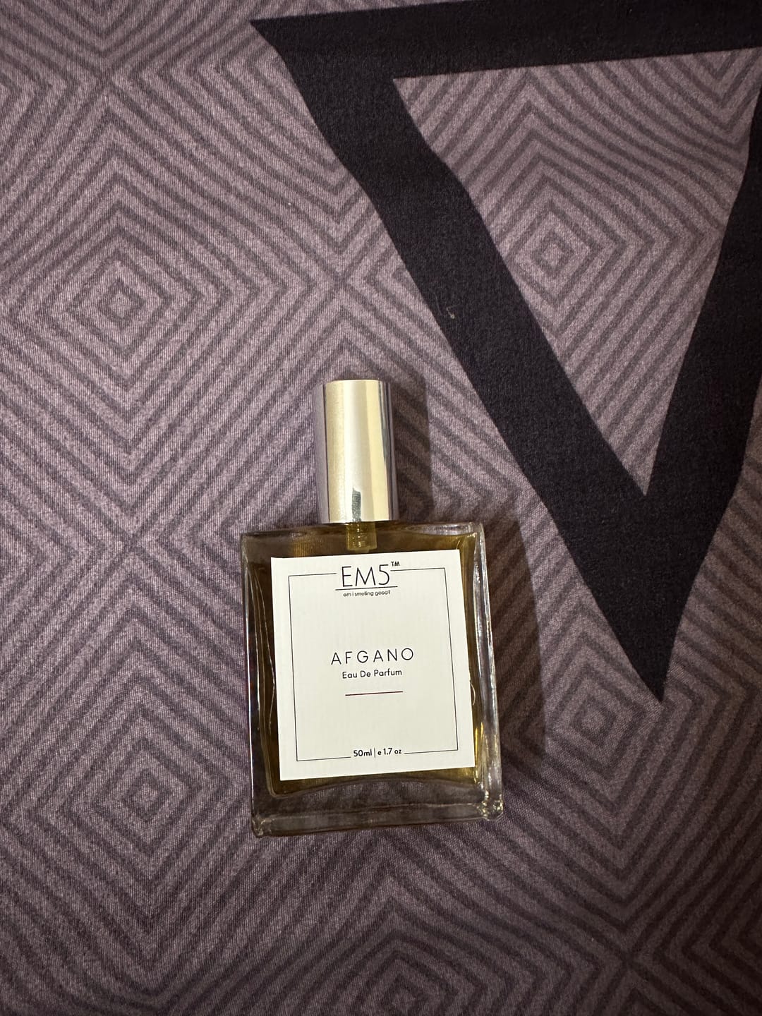 Customer photo review of EM5™ Afgano Perfume EDP Spray for Men | Amber Smoky Oud Fragrance Accords | Luxury Gift for Men | Variants Available: 50 ml Spray / 15 ml Spray