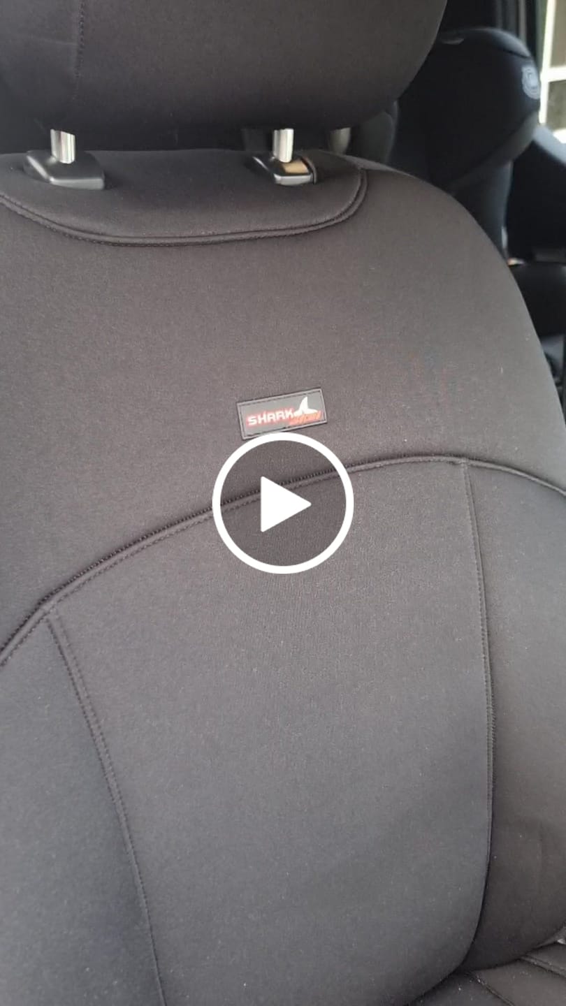 Customer video review of Sharkskin PLUS Neoprene Seat Covers for Ford RANGER NEXT-GEN XLT