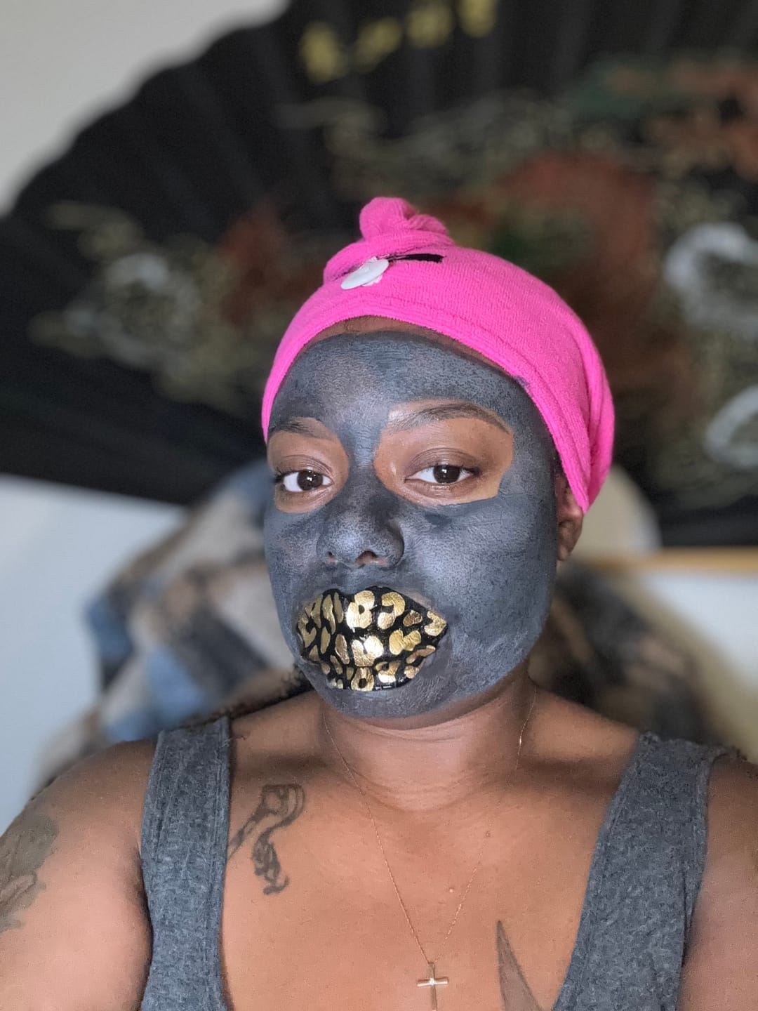 Customer photo review of Detoxifying Charcoal Mask