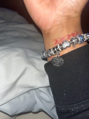 Customer photo review of Piece Of My Heart Bracelet