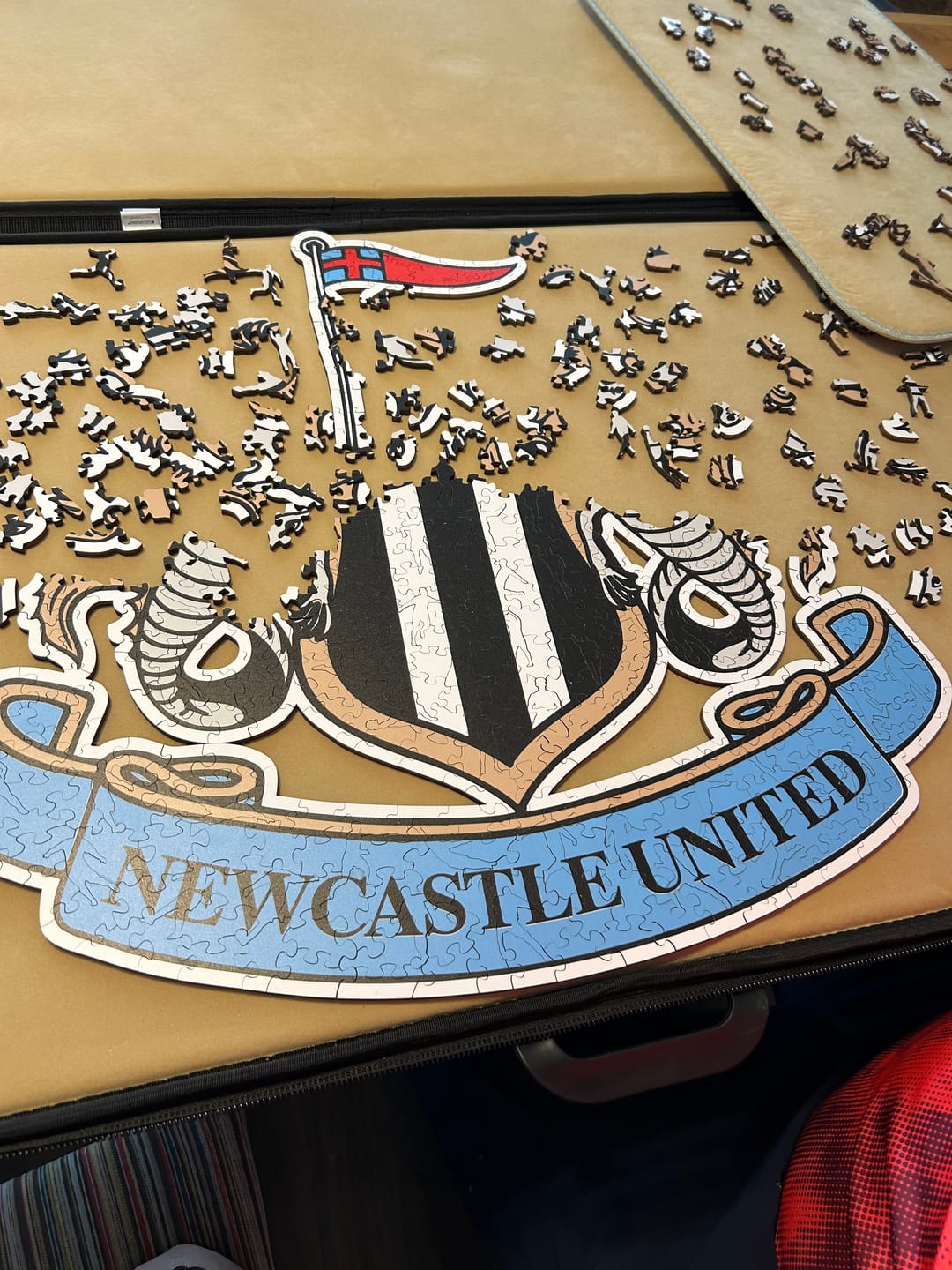 Customer photo review of Newcastle United FC® Crest - Wooden Puzzle