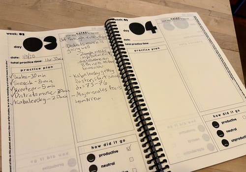 Customer photo review of anjou spiralbound