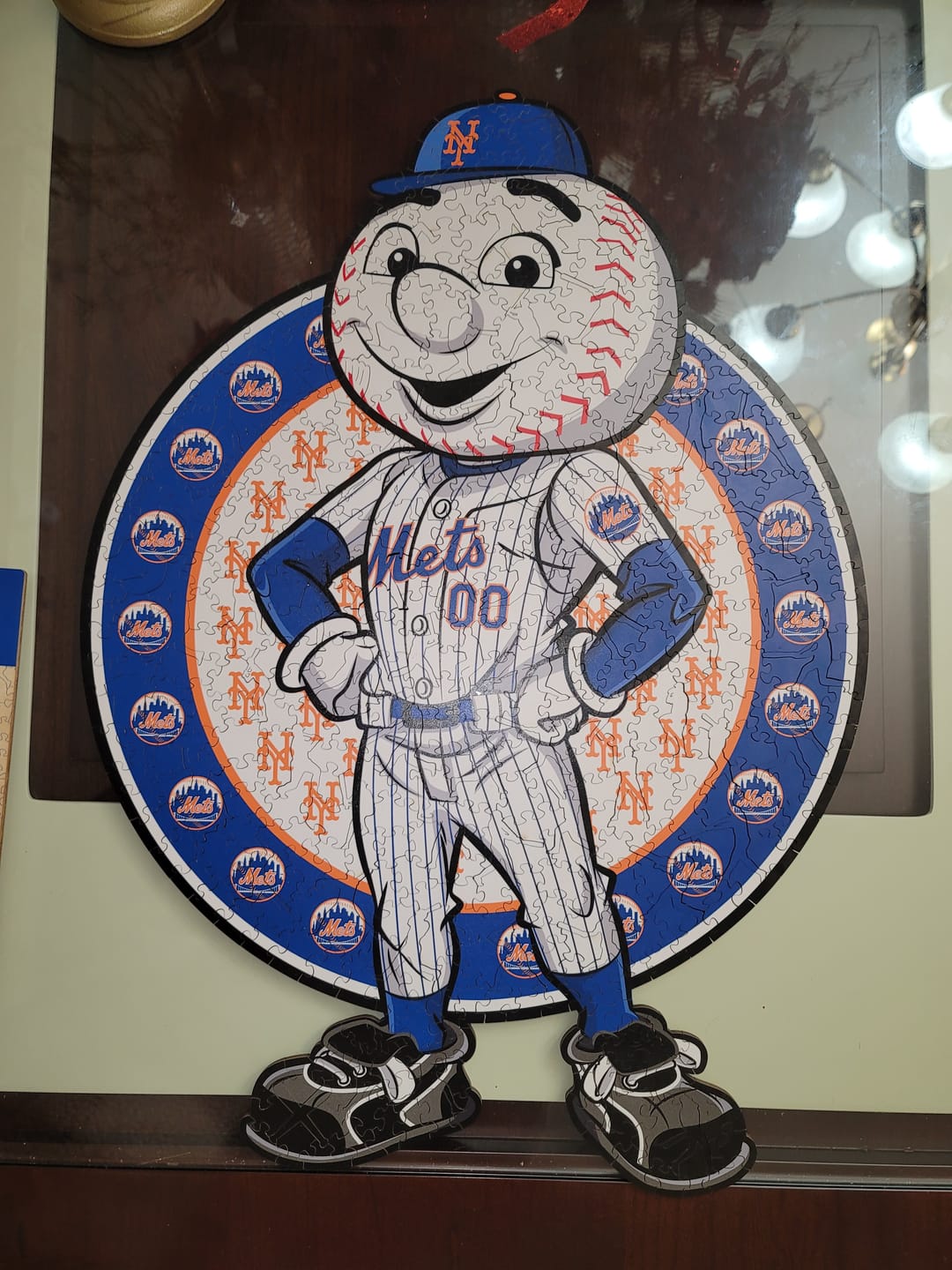 Customer photo review of New York Mets™ Mascot - Wooden Puzzle