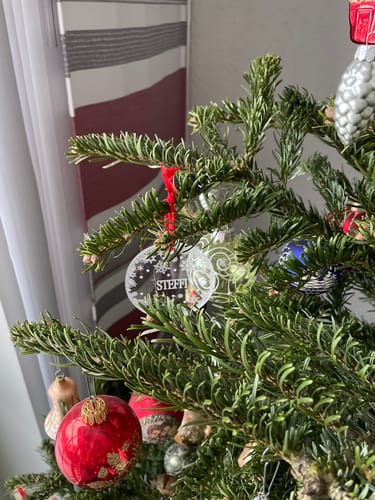 Customer photo review of Weihnachtsdeko mit Schneeflocken