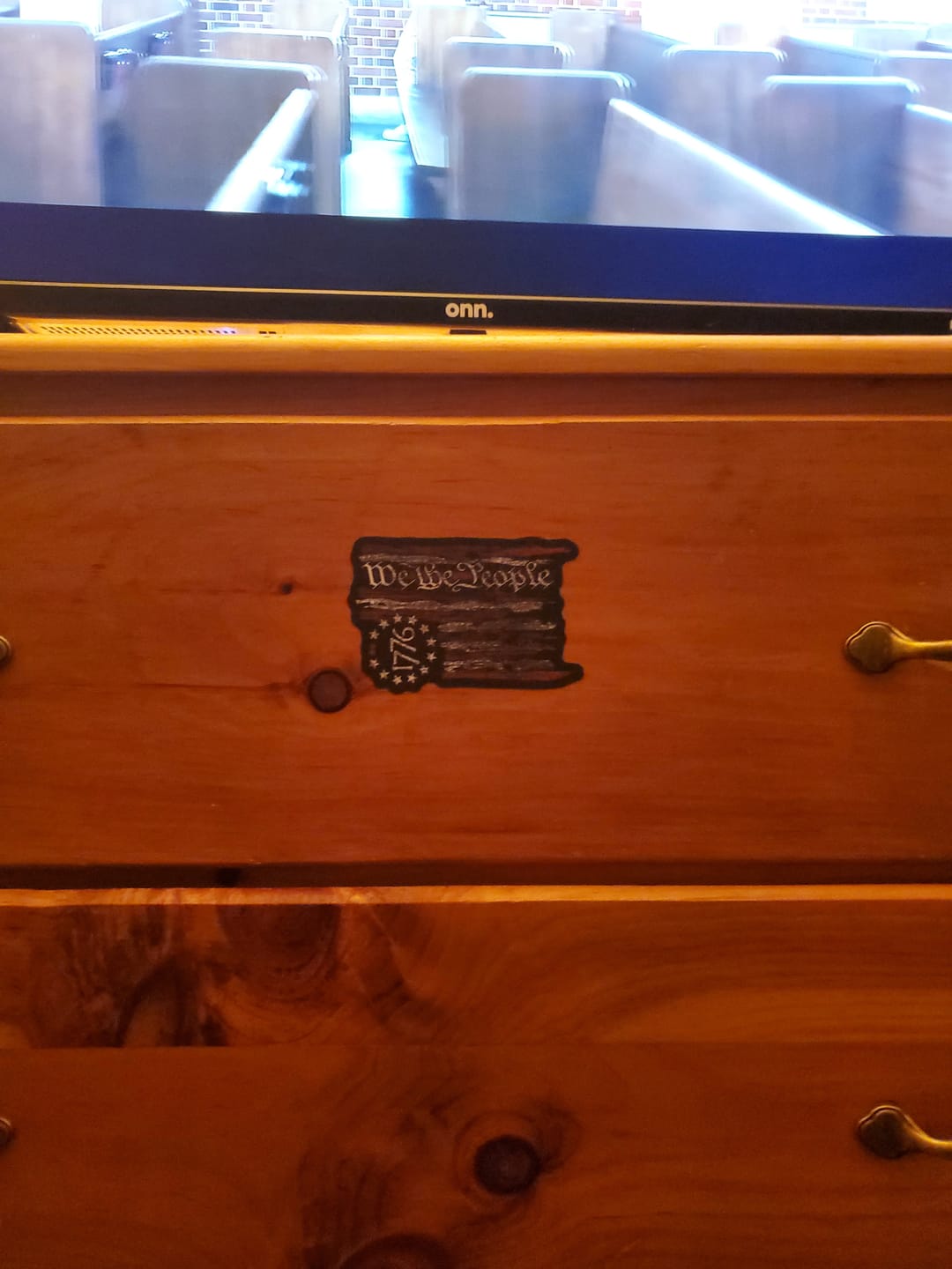 Customer photo review of We The People 1776 Flag Decal