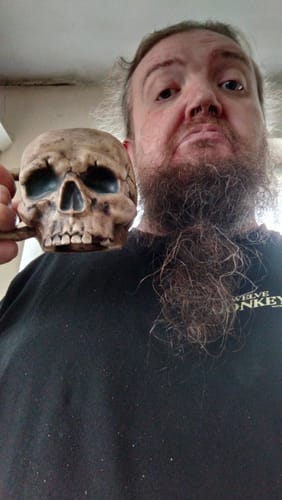 Customer photo review of Skull Mug - Bone Edition
