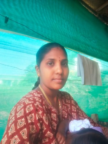 Customer photo review of Maroon Block Printed Suit Set