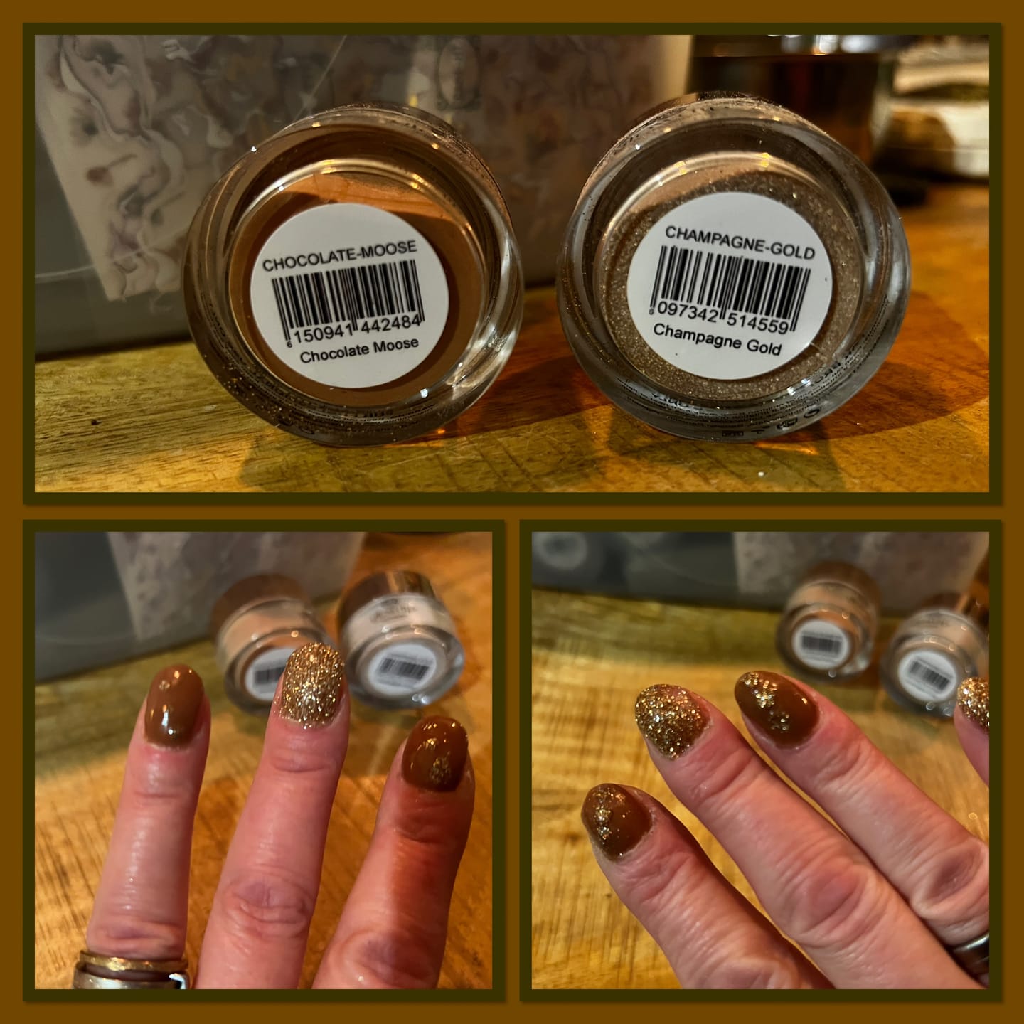 Customer photo review of Chocolate Moose Dipping Powder