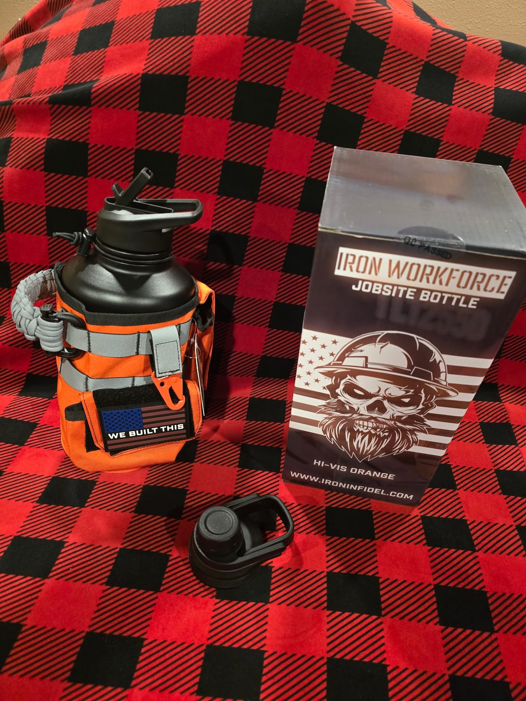 Customer photo review of 64oz Workforce Bottles
