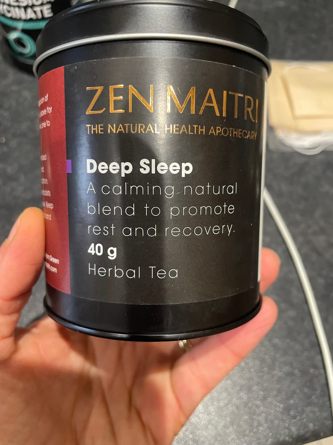 Customer photo review of Deep Sleep Tea for Sleep Support | 30 Servings (40g)