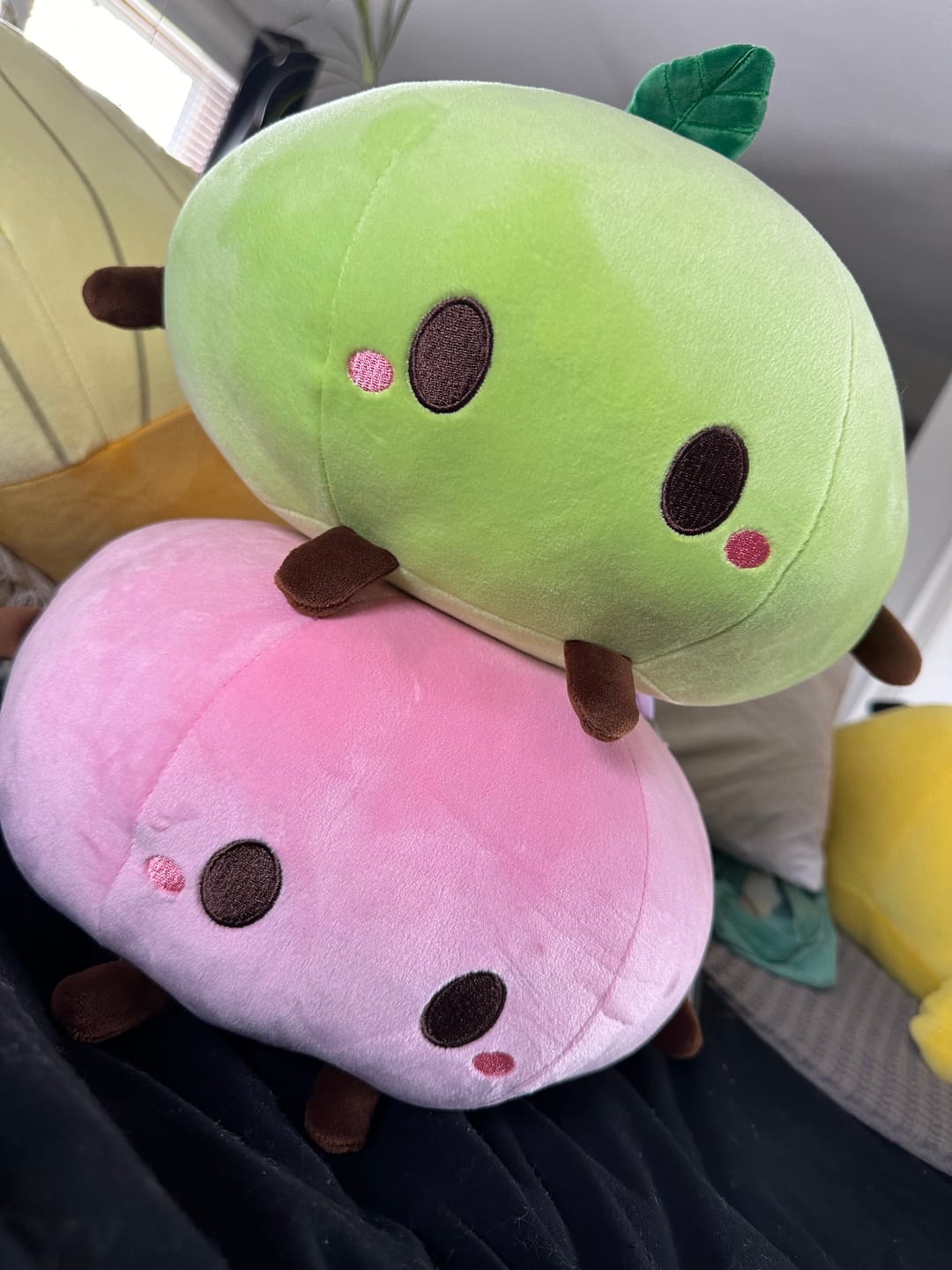 Customer photo review of Stardew Valley - Green Junimo Pillow Plush