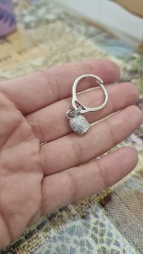 Customer photo review of Anello Campanella Base Zirconata