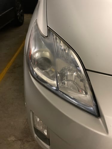 Customer photo review of 2 Sets- The Perfect Headlight Restoration Kit  - 67% OFF!