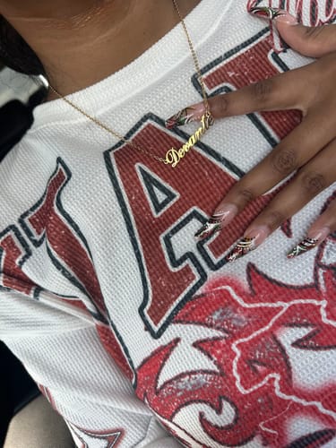 Customer photo review of Personalized Name Necklace