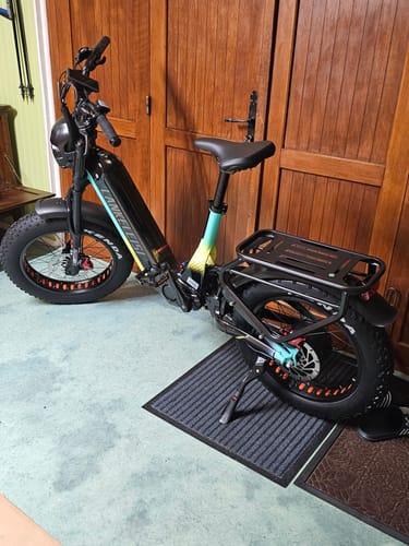 Customer photo review of Lankeleisi RX800 Plus 1000W 20" Fat Bike Full Suspension Electric Bike 48V 20Ah Samsung Battery SUV E-Bike