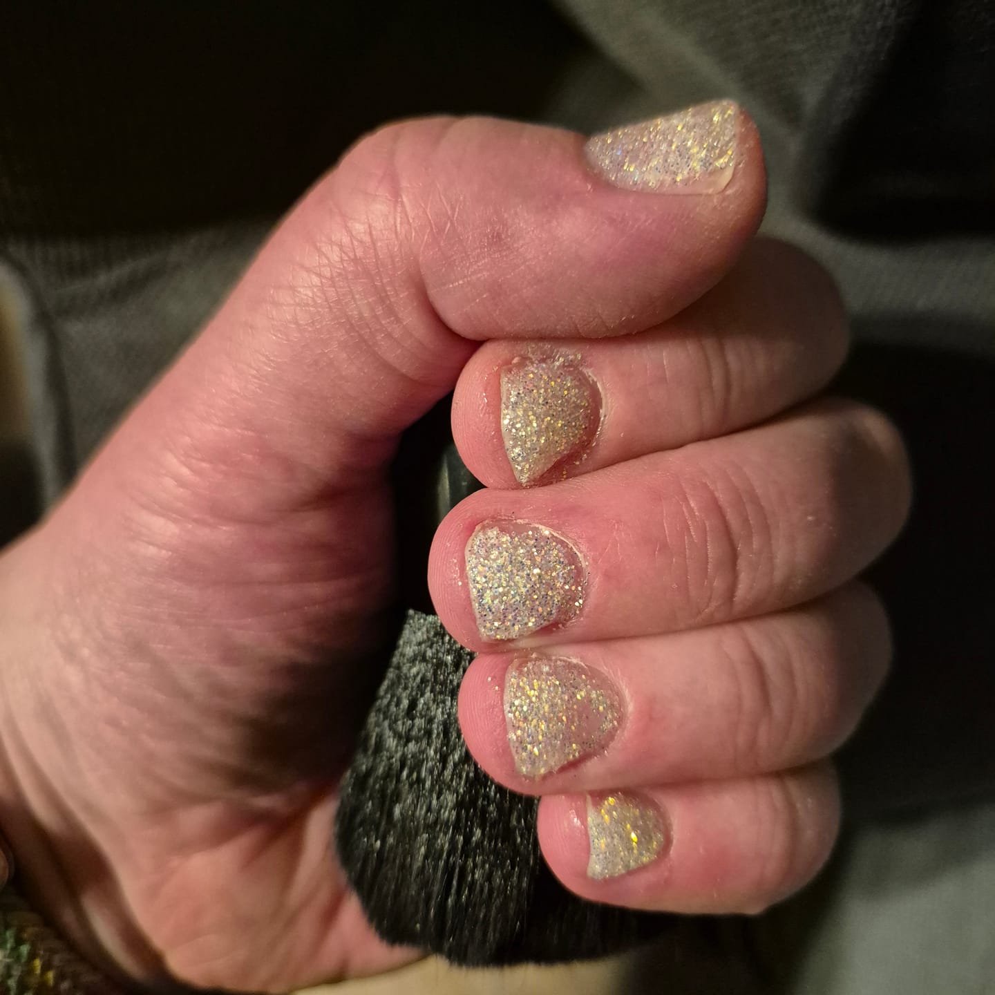 Customer photo review of Diamond White Dipping Powder