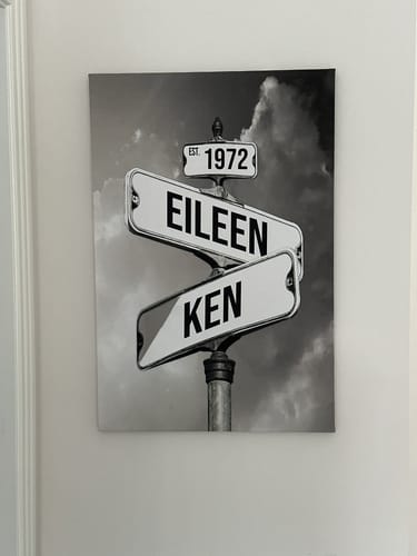 Customer photo review of COUPLES DATE OF LOVE by Cstm Canvas