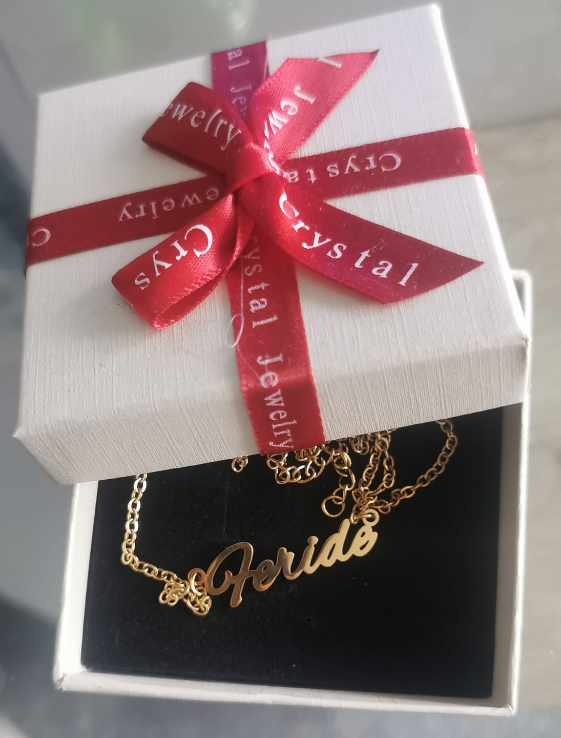 Customer photo review of Personalisierbare Namenskette