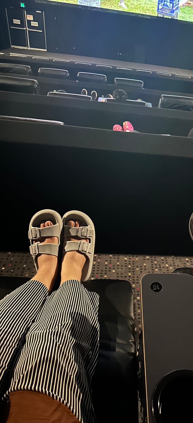Customer photo review of The Snuggi Sandals