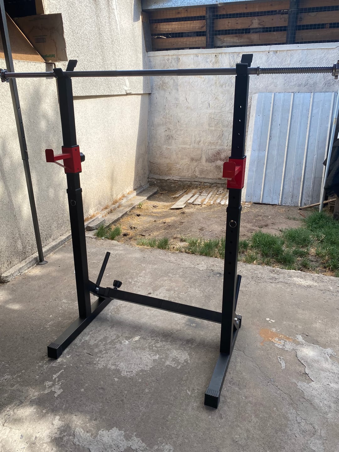 Customer photo review of Squat Rack IRONSIDE