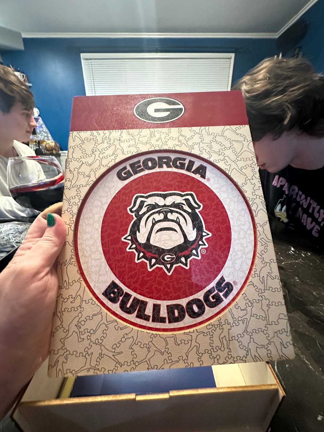 Customer photo review of University of Georgia - Wooden Puzzle