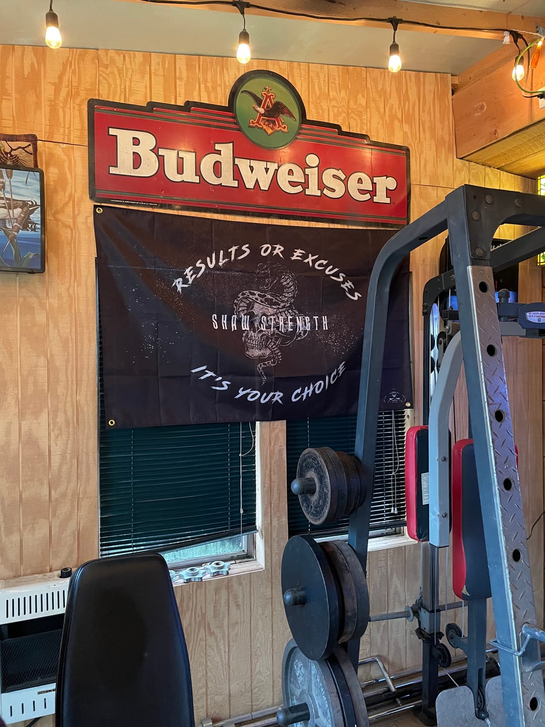Customer photo review of RESULTS OR EXCUSES GYM FLAG
