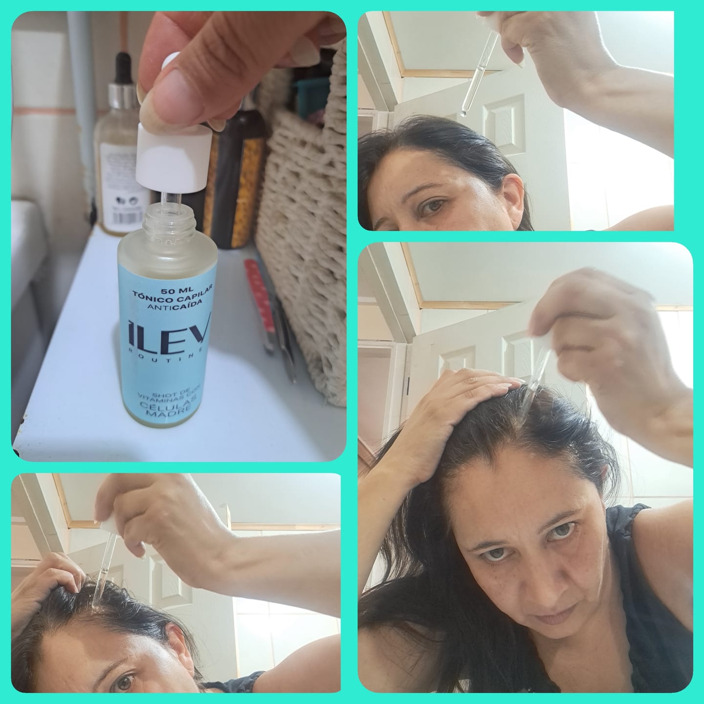 Customer photo review of Shampoo Control Crecimiento + Desinflamación