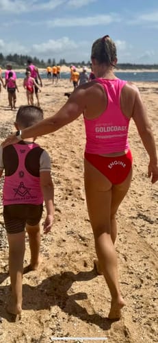 Customer photo review of Malibu Sportsback Top - Solid
