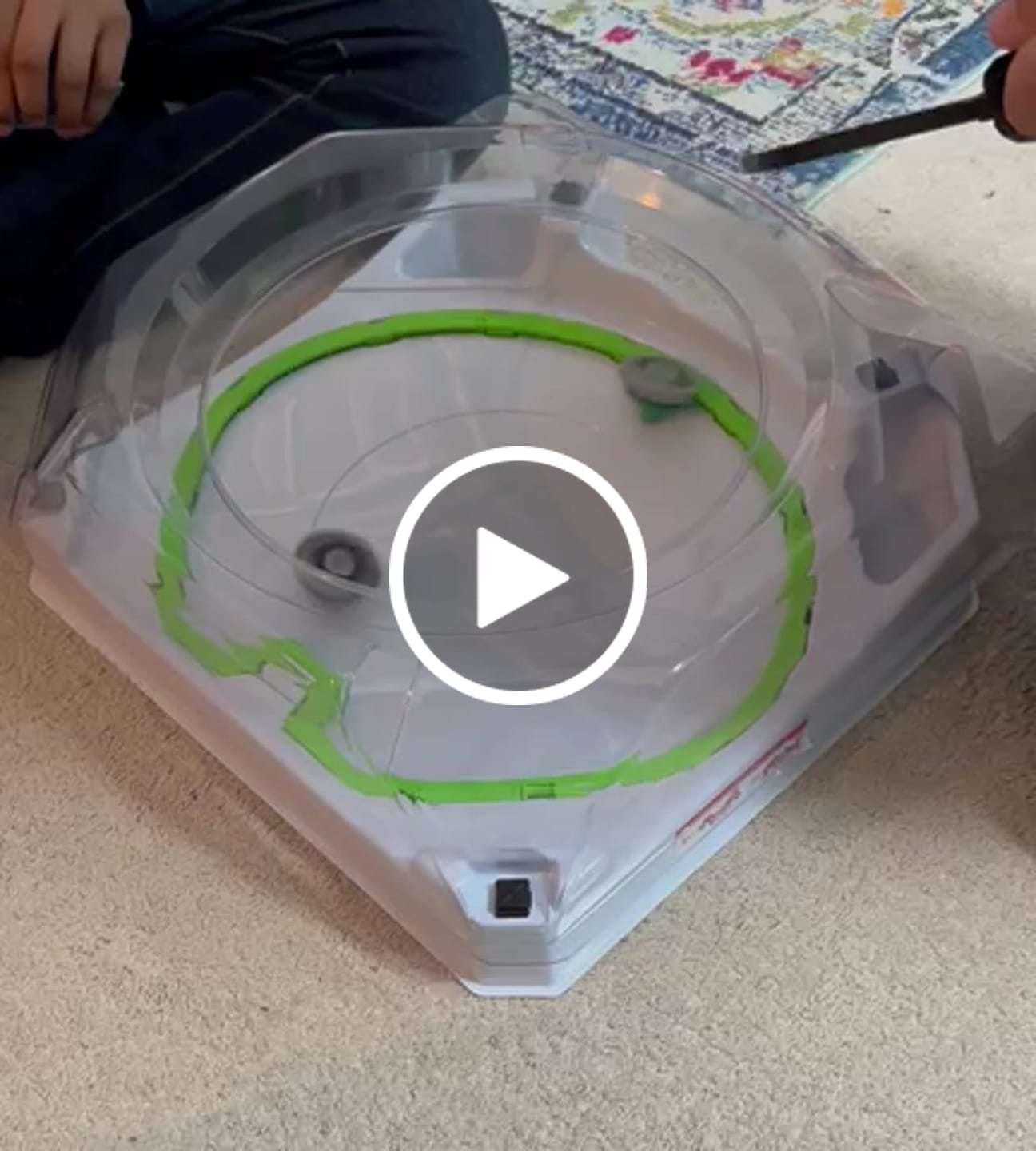 Customer video review of BX-04 Knightshield 3-80N Beyblade X