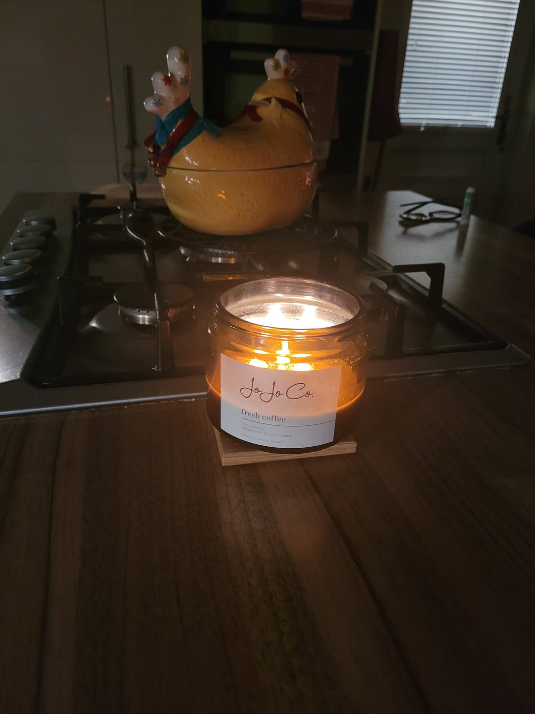 Customer photo review of Fresh Coffee Candles