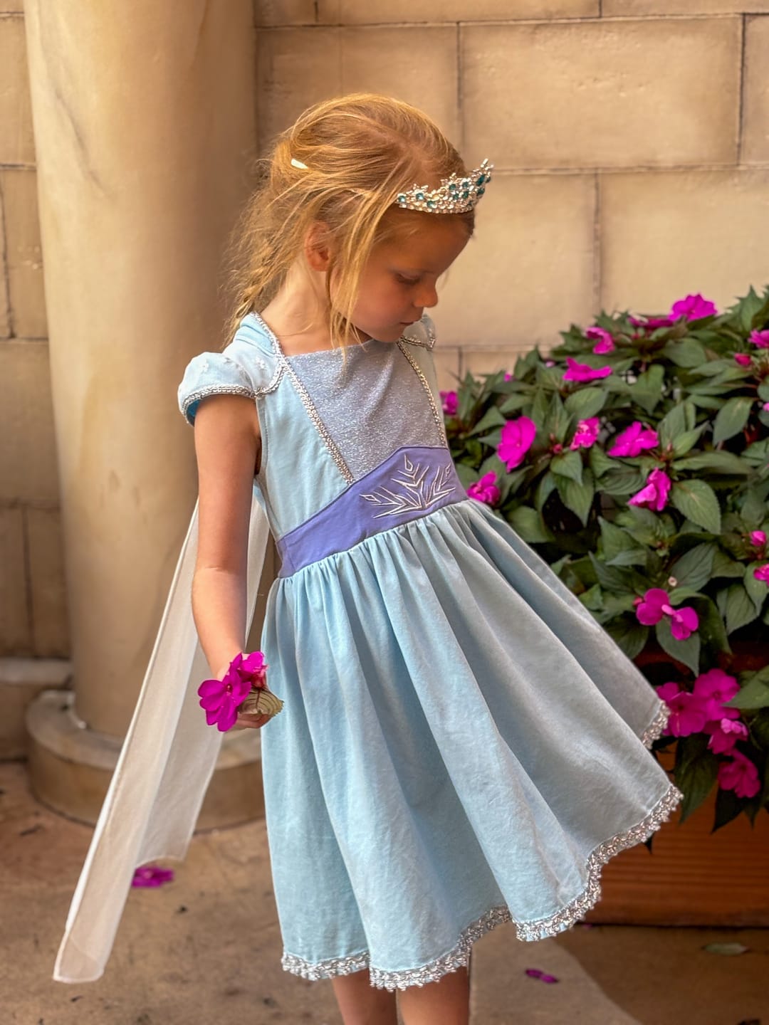Customer photo review of Ice Queen Dress and Cape Set Style B