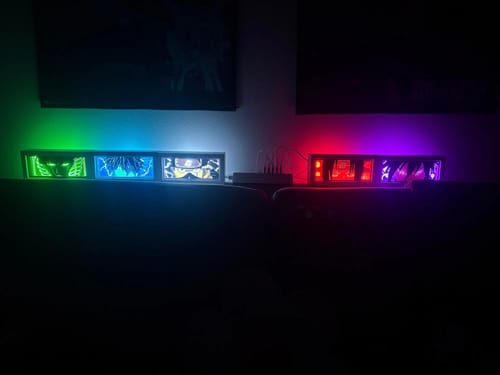Customer photo review of LitLamp™ Anime Lightboxes