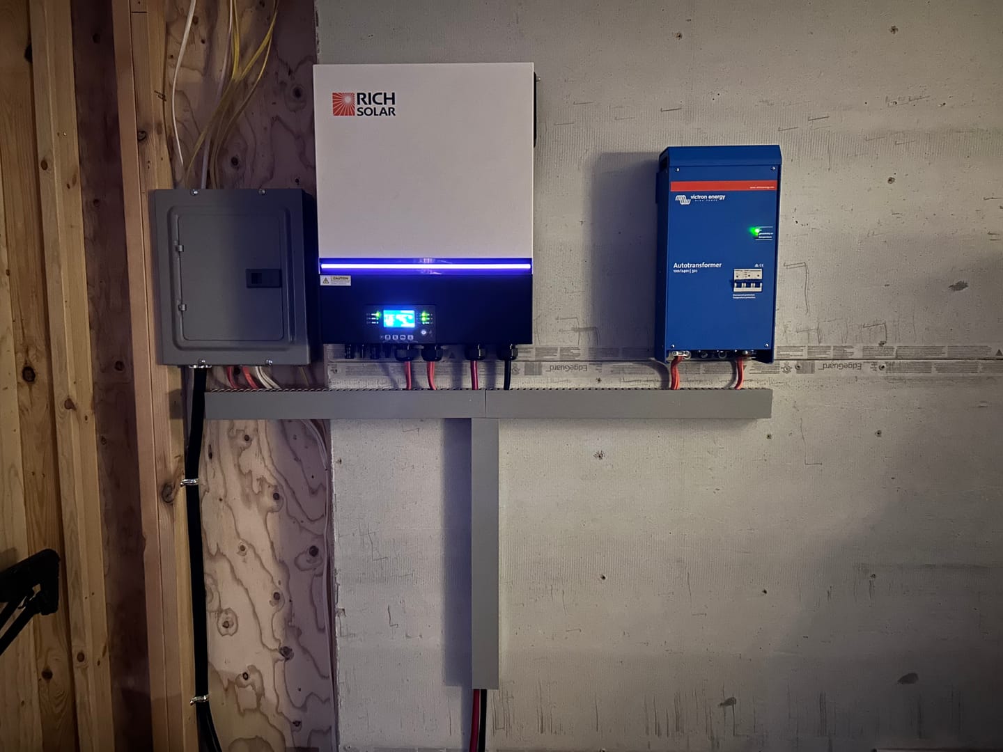 Customer photo review of NOVA 6548 | 6500 Watt (6.5kW) 48 Volt Off-Grid Hybrid Solar Inverter | Premium 6500W 48V Hybrid Inverter for Campers, Cabins, Tiny Homes, ADUs, RVs, Off-Grid | UL Certified