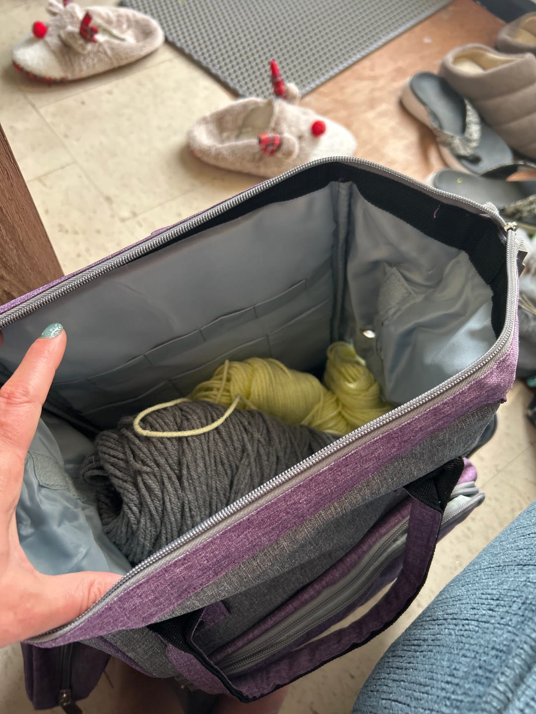 Customer photo review of Oxford Serenity Luxe Bag