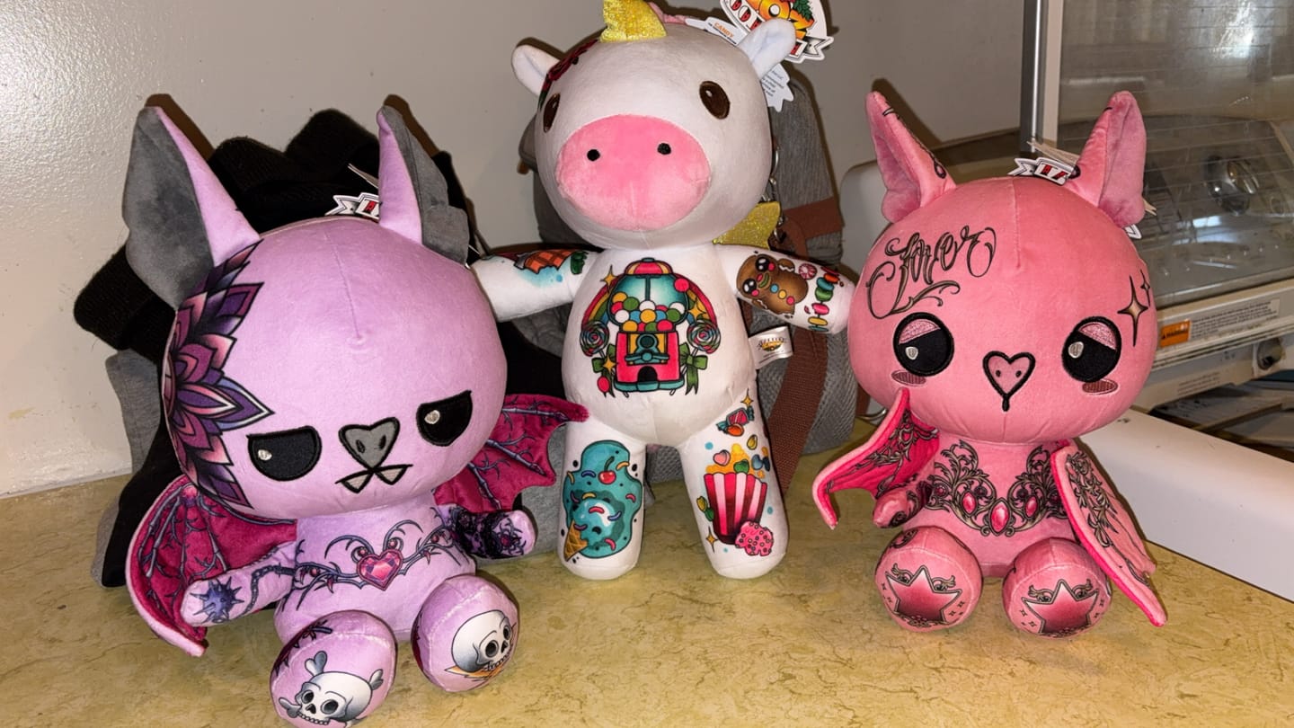 Customer photo review of Rosie the Bat Plushie