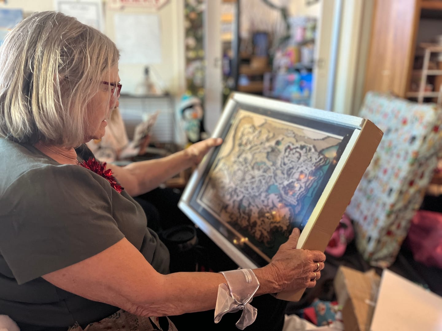 Customer photo review of THE HYRULE 3D MAP
