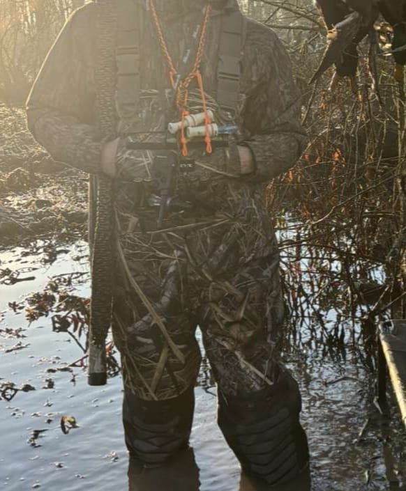 Customer photo review of AquaWade Pro Insulated Duck Waterfowl Hunting Breathable Chest Waders