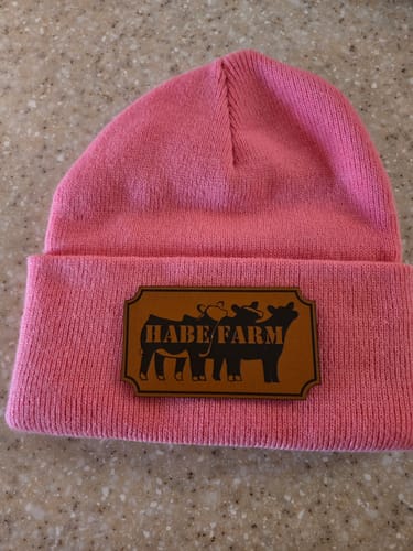 Customer photo review of Custom Leather Patches only