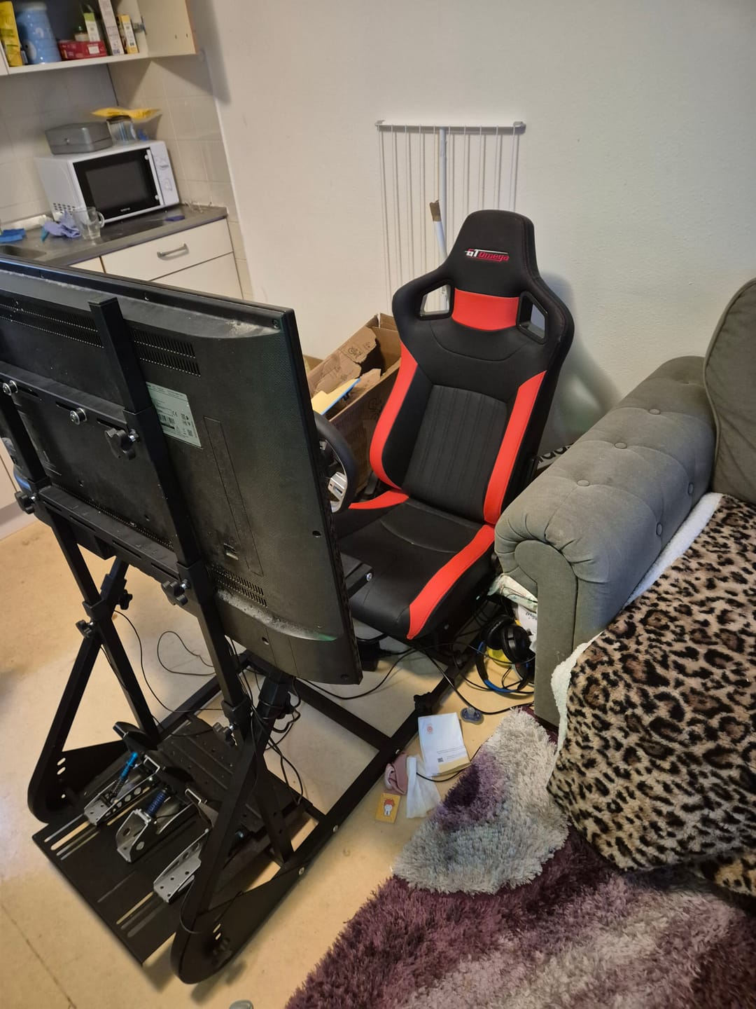 Customer photo review of ART Simulator Single Monitor Mount