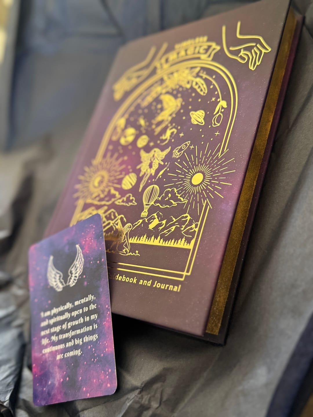 Customer photo review of Timeless Magic Manifestation Journal & Guidebook