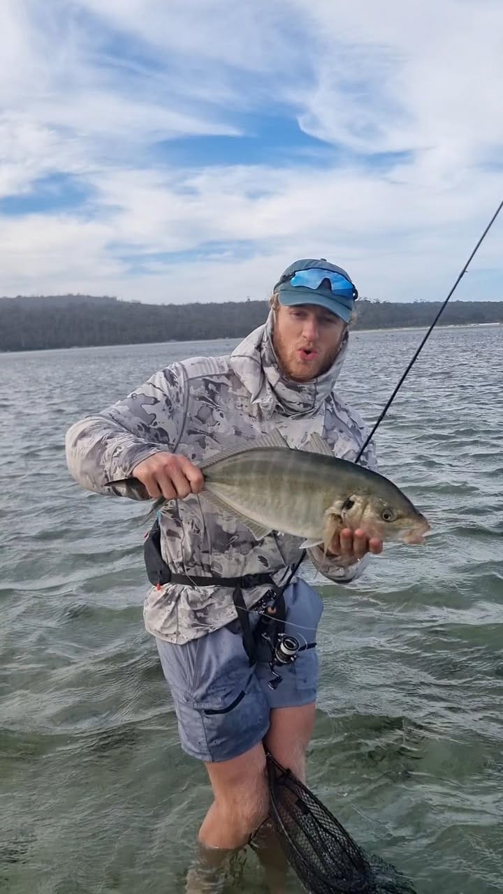Customer photo review of Angler Outdoor Shorts with Waterproof Pocket